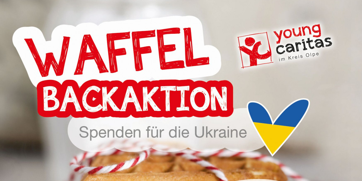 Caritas-Spendenaktion für die Ukraine: Waffelverkauf für den guten Zweck